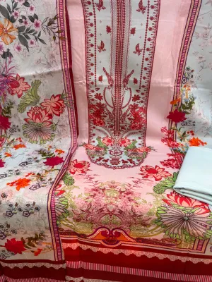 Lightweight Printed Lawn 3-Piece – Unstitched